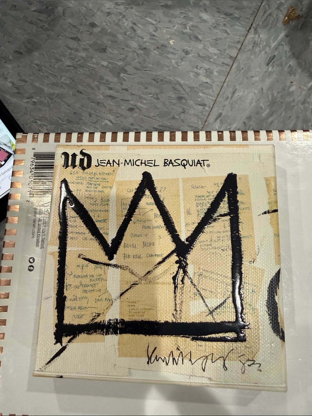 Urban Decay Jean-Michel Basquiat Palette - Black & Gold